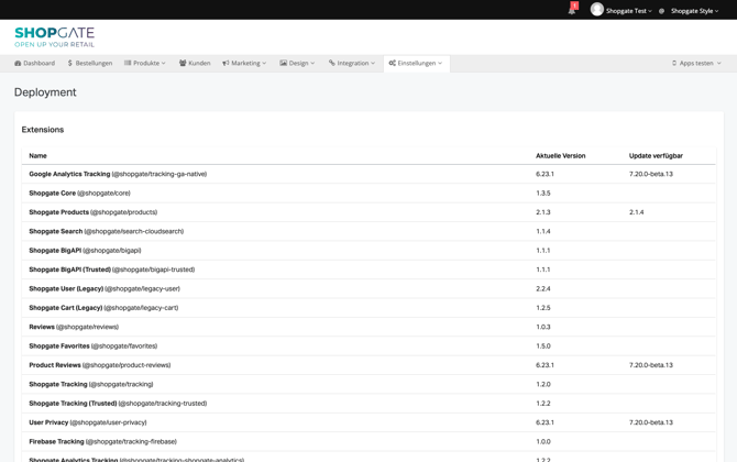 Extension/Deployment Overview