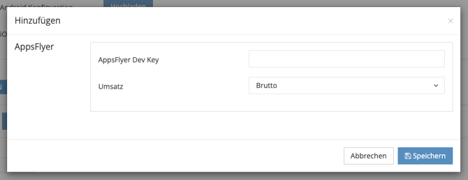 AppsFlyer Setup Screenshot