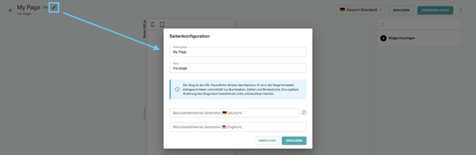Pages 2.0 Custom Title